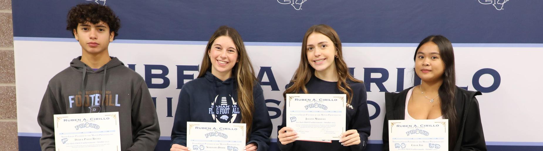 October students of the month