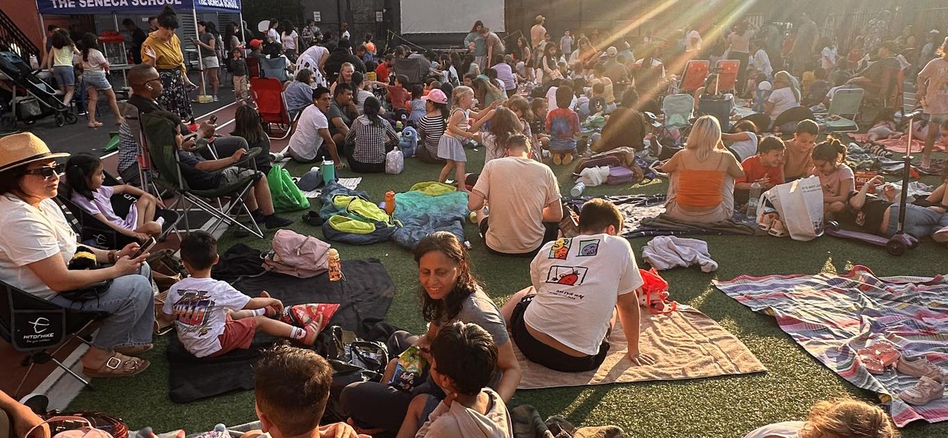 outdoor movie night