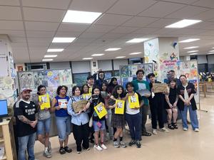 all the participants of the art show thank you ART department!