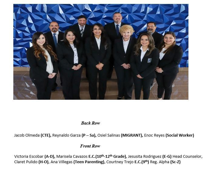 Guidance & Counseling – Guidance and Counseling – Robert Vela High School