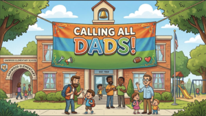 Cartoon of fathers