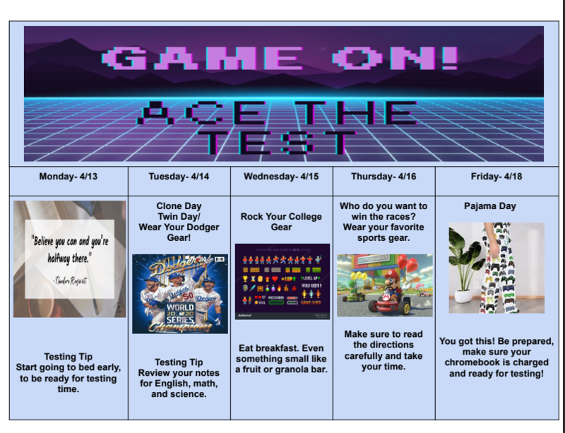 Spirit Week - Ace The Test