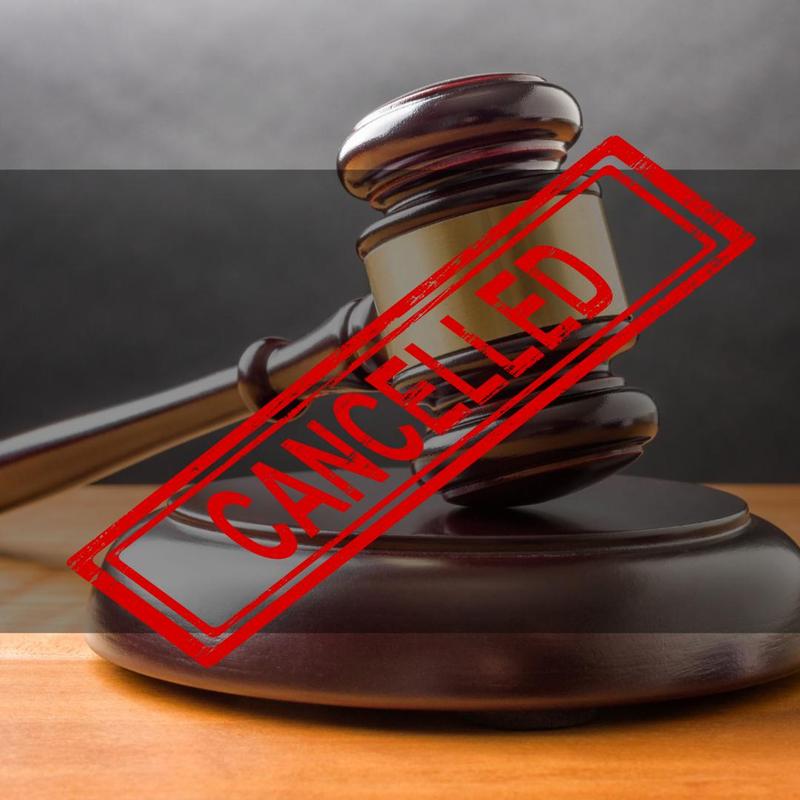 cancelled graphic