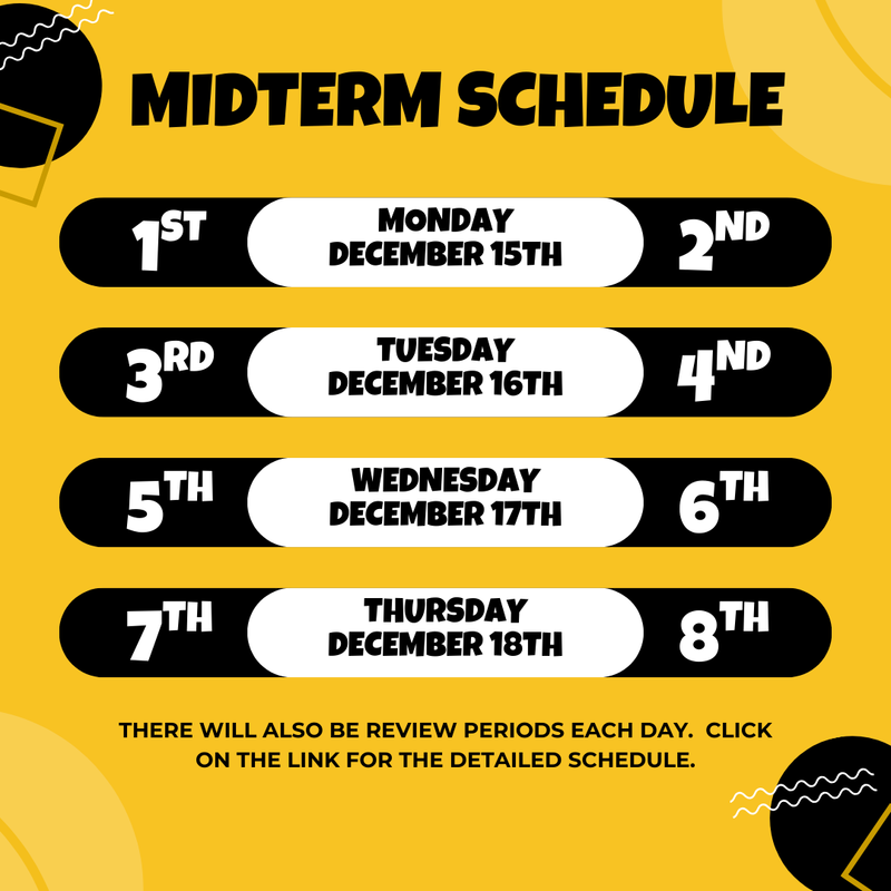 Midterm Schedule Featured Photo