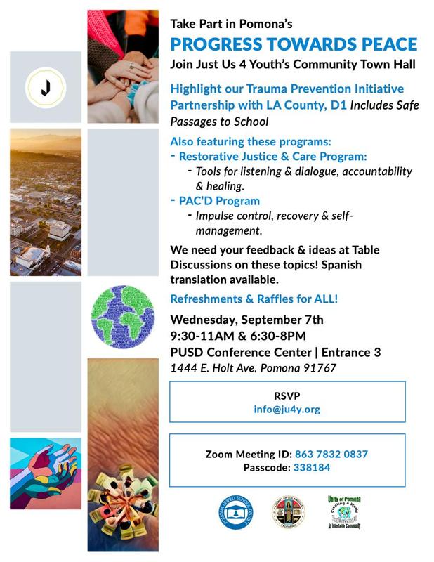 Progress Towards Peace Flyer