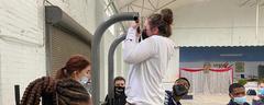8th grade JROTC visit