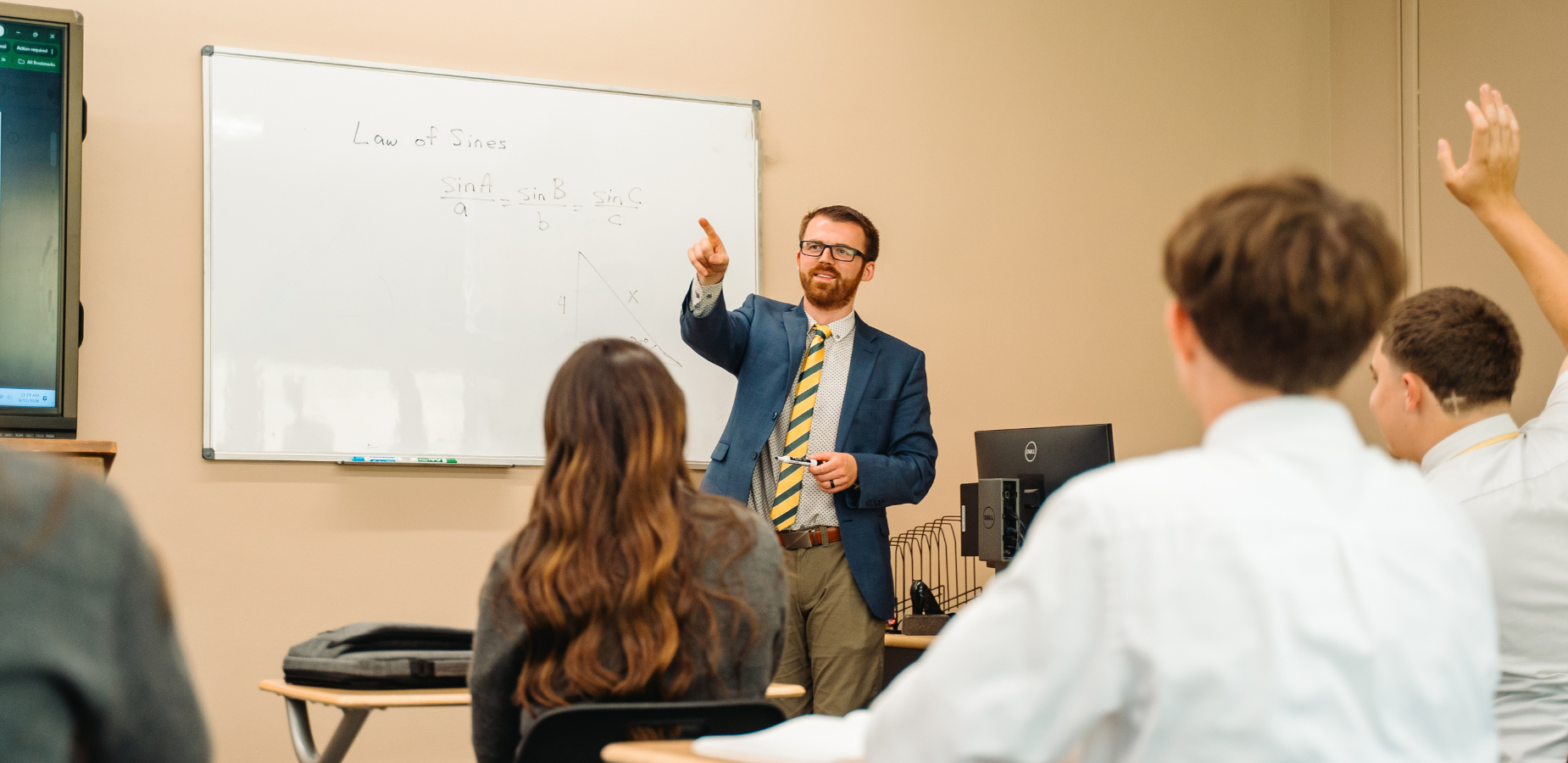 in a classroom