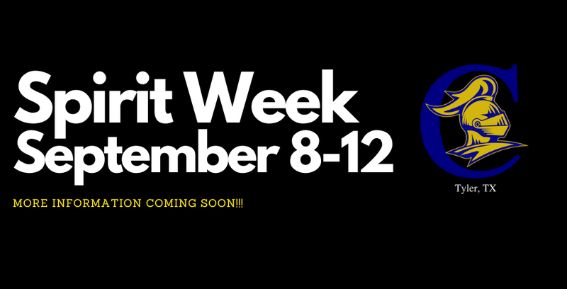 Stay tuned for more information for CAHS Spirit Week!!!