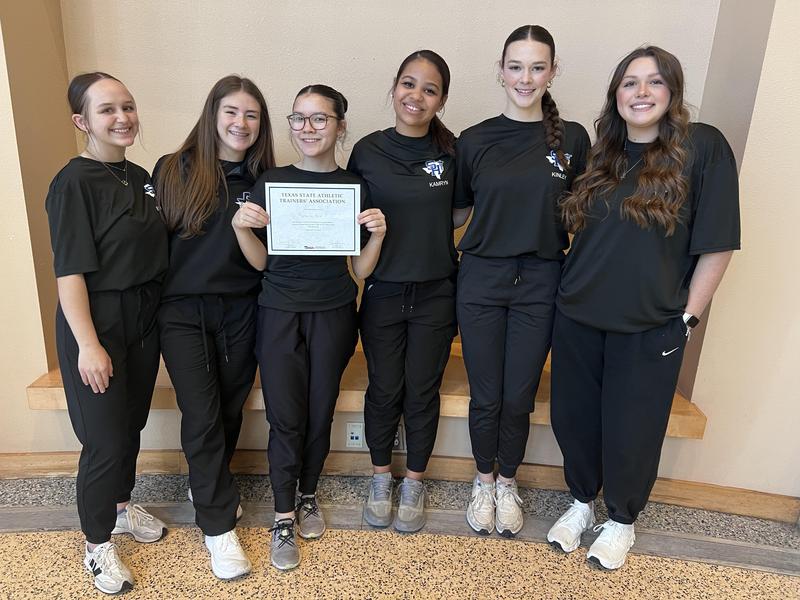 SHHS Student Athletic Trainers Earn State Bid