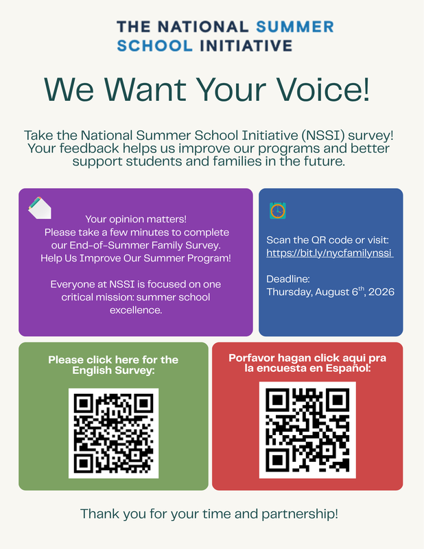 NSSI Survey Flyer