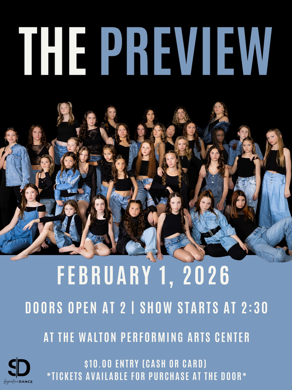 promo graphic - Team Signature Dance 2026 preview showcase