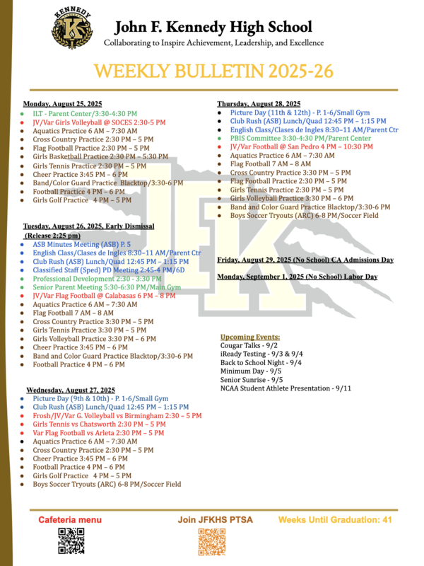 Weekly Bulletin