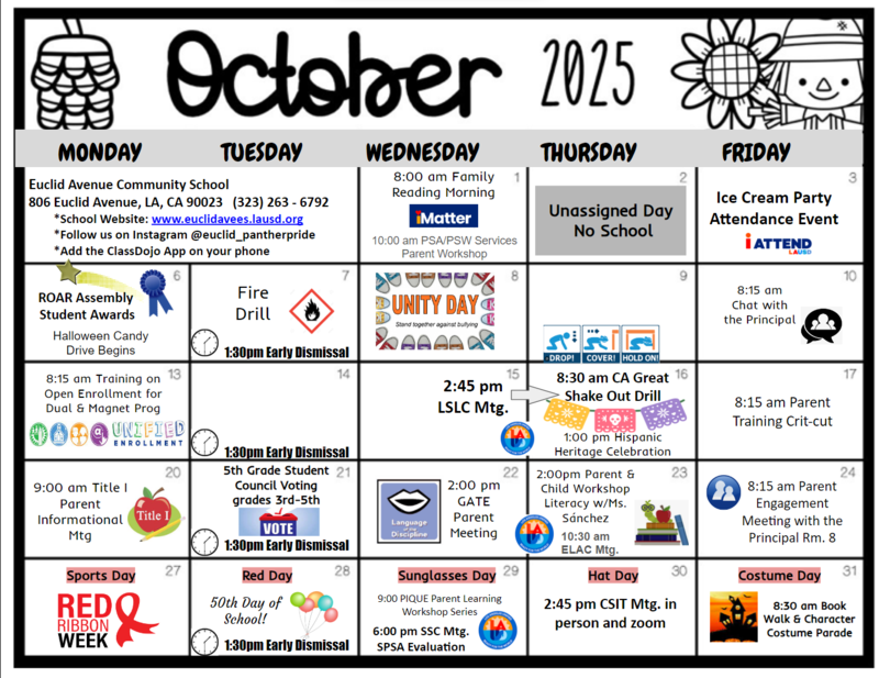 October Activities