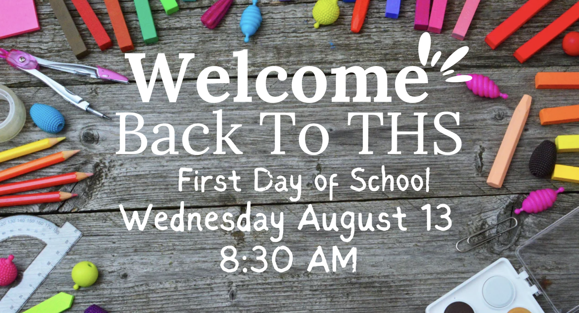 First Day of School 2025-2026