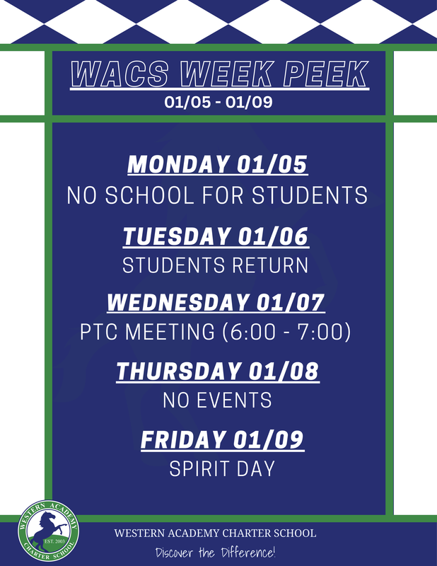 WACS Week Peek | Jan. 5th - Jan. 9th Featured Photo