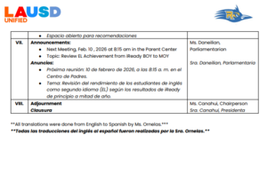 1.20.26 ELAC 2 Agenda Bilingual