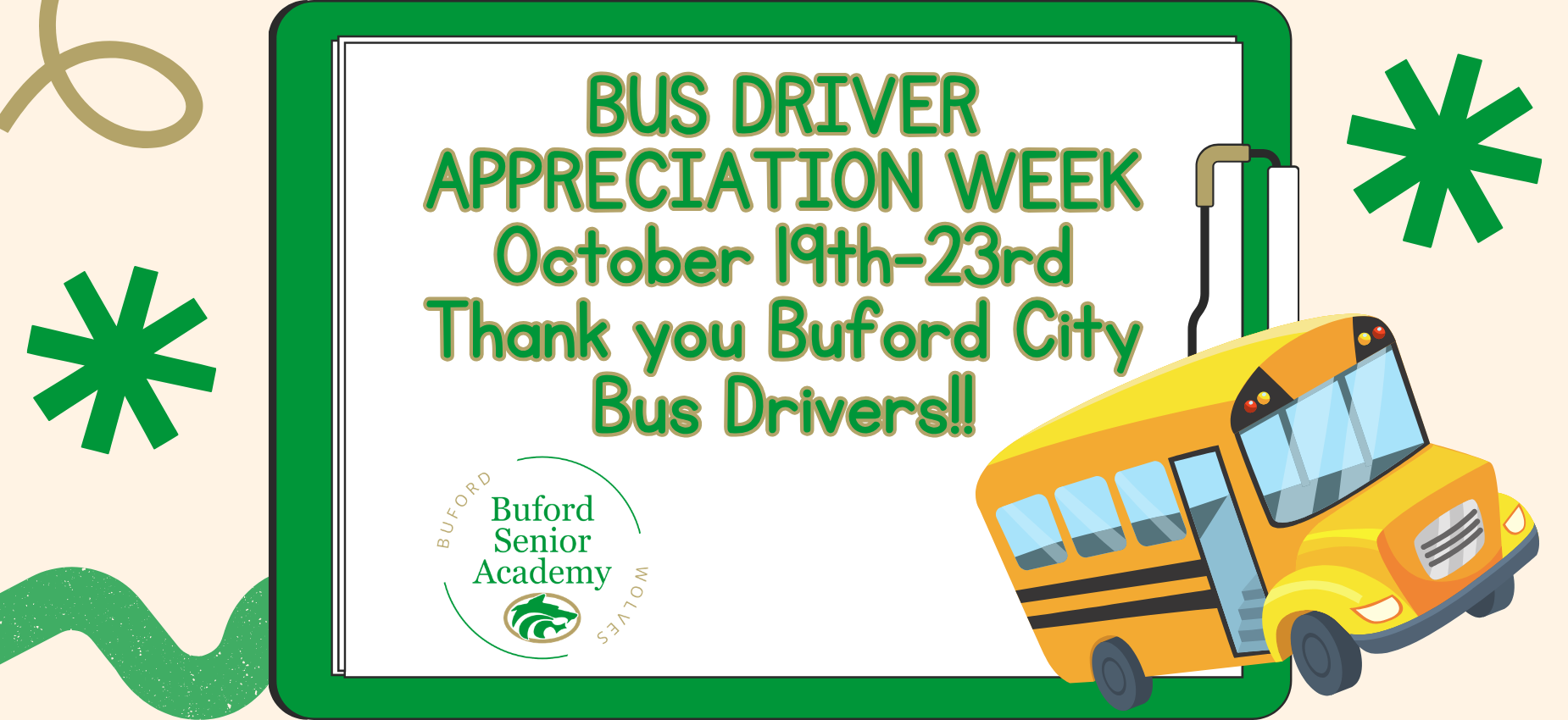Bus Driver Appreciation Week