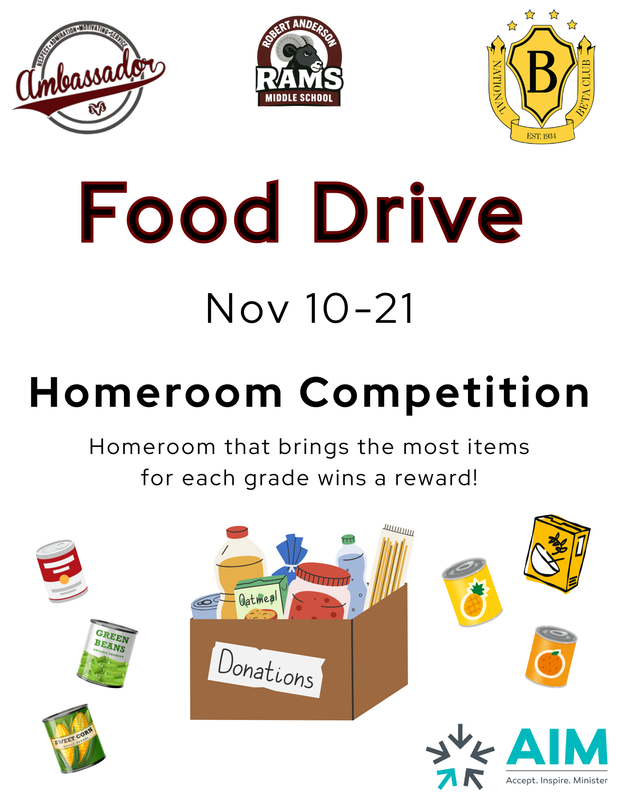 food drive flyer