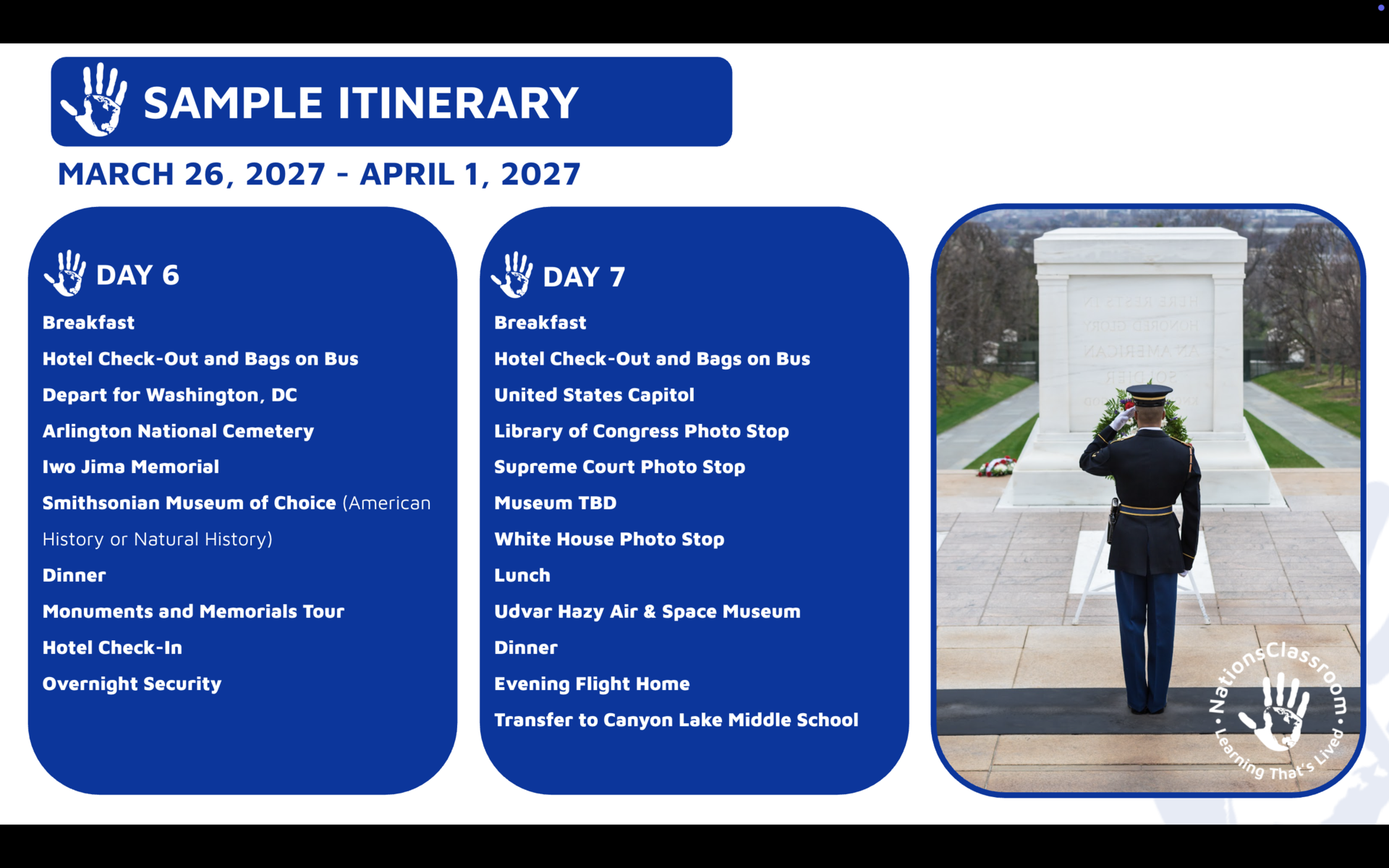 2027 8th Grade Trip slide - 7