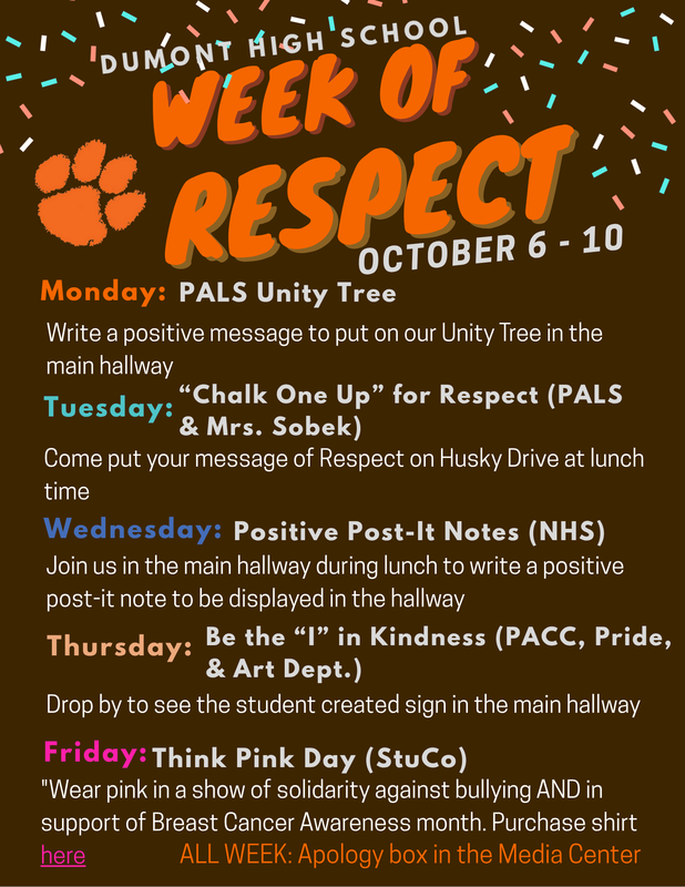 Week of Respect flyer