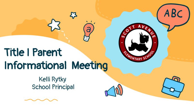 Image of the Welcome Slide from the Title 1 Community Meeting Information