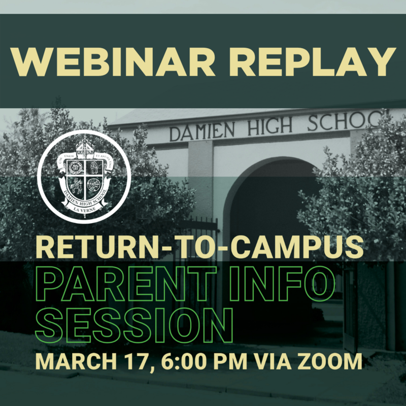 Return to Campus Parent Information Webinar Replay Featured Photo