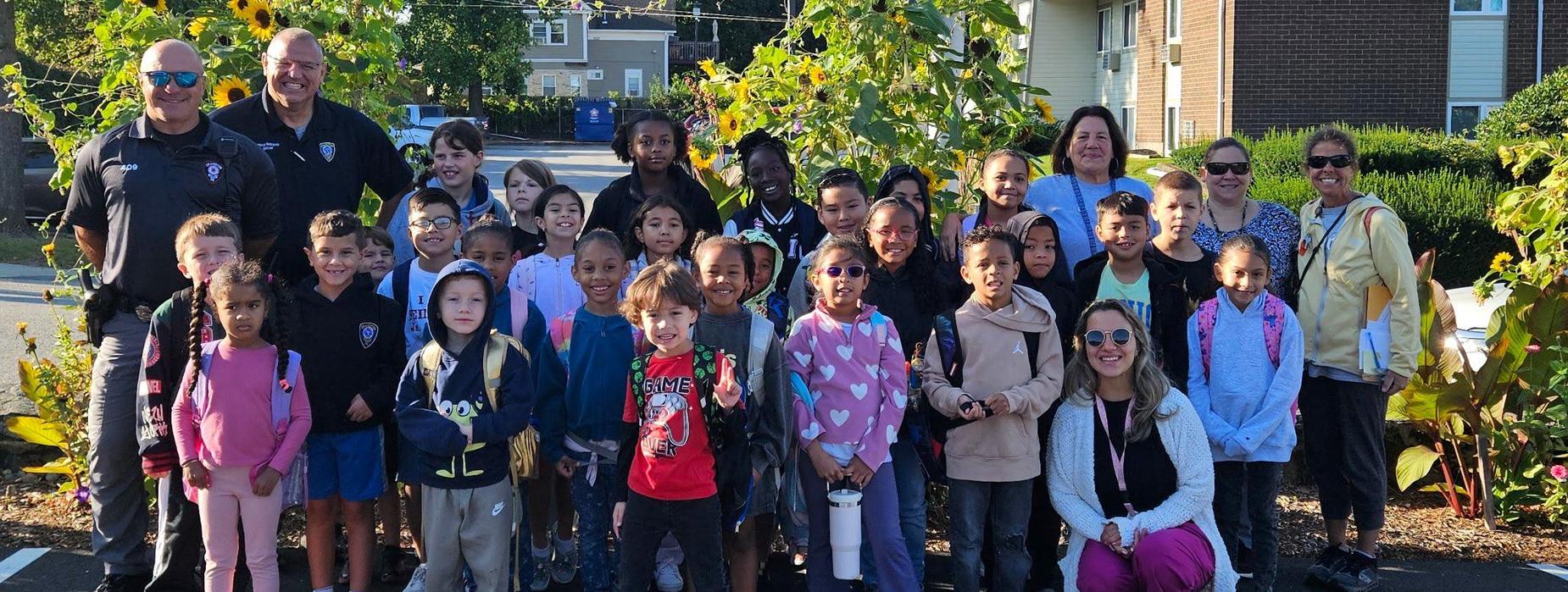 Arlington Safe Walk to School Day.
