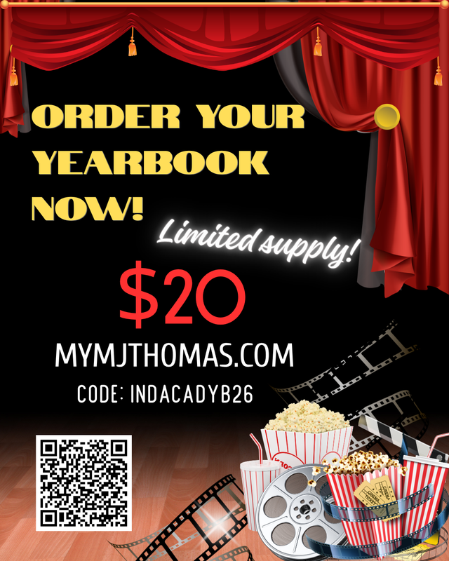Order your yearbook at mymjthomas.com for only $20. Don't miss preserving memories of this school year!