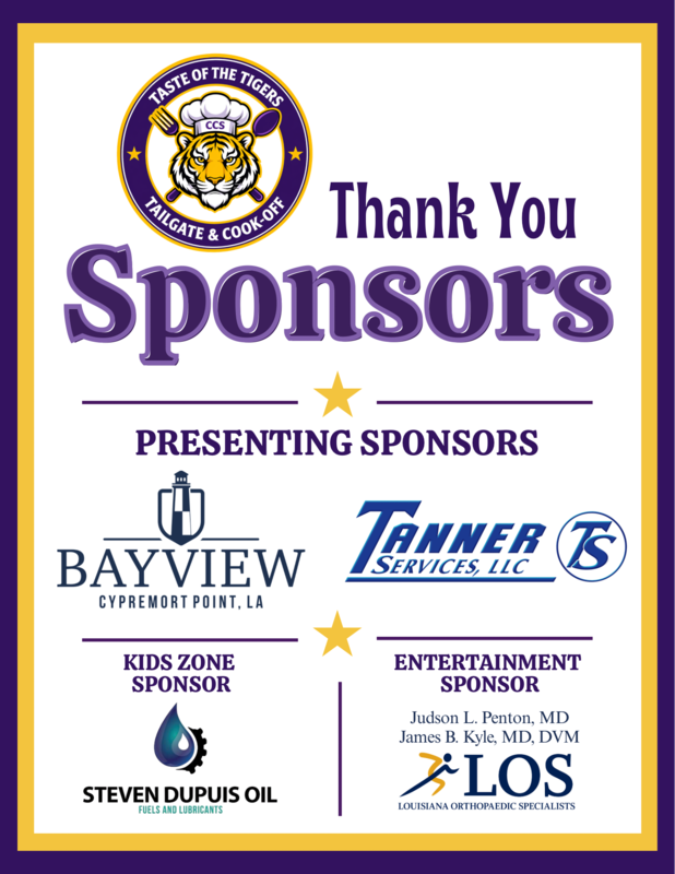 Taste of the Tigers: Tailgate & Cook-Off Sponsors Featured Photo