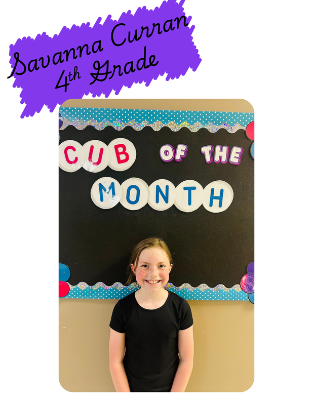 Sept. Cub of the Month