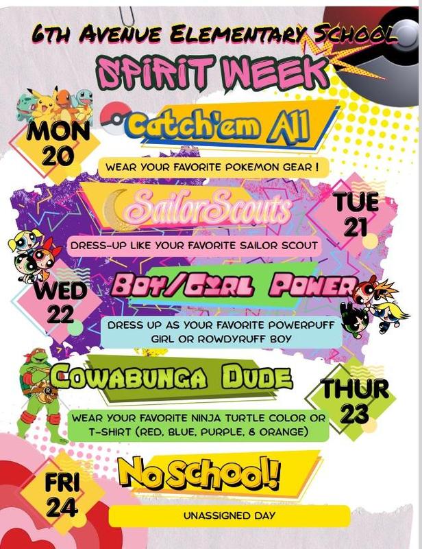 Spirit Week - April