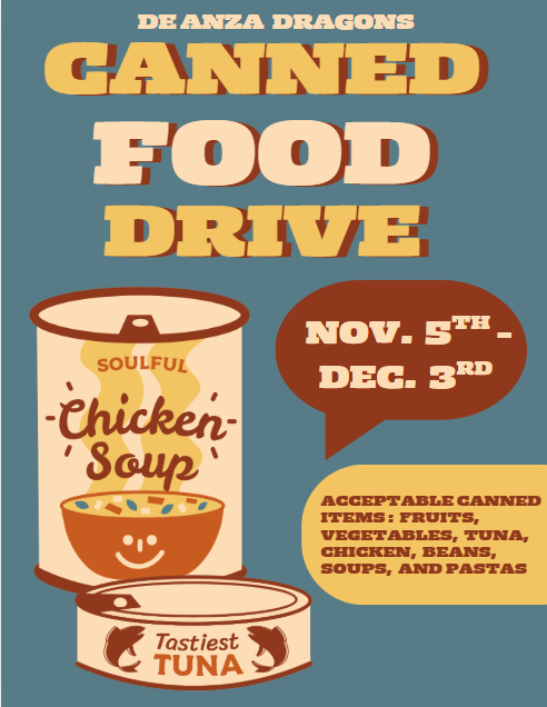 Canned Food Drive Flyer