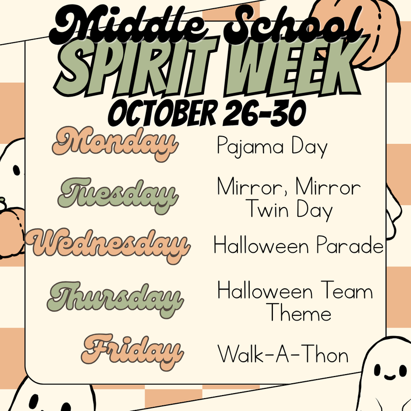 Middle School Spirit Week Thumbnail Image