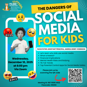 The Dangers of Social Media for Kids (Flyer)