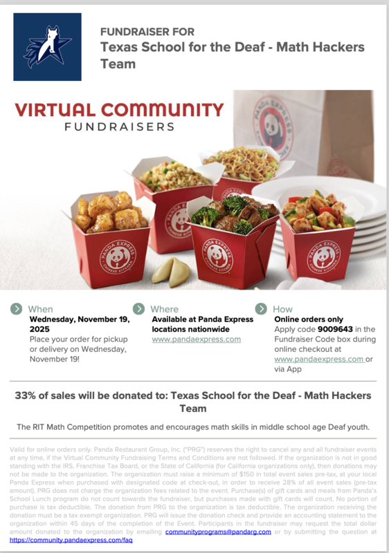 Math Hackers Fundraiser