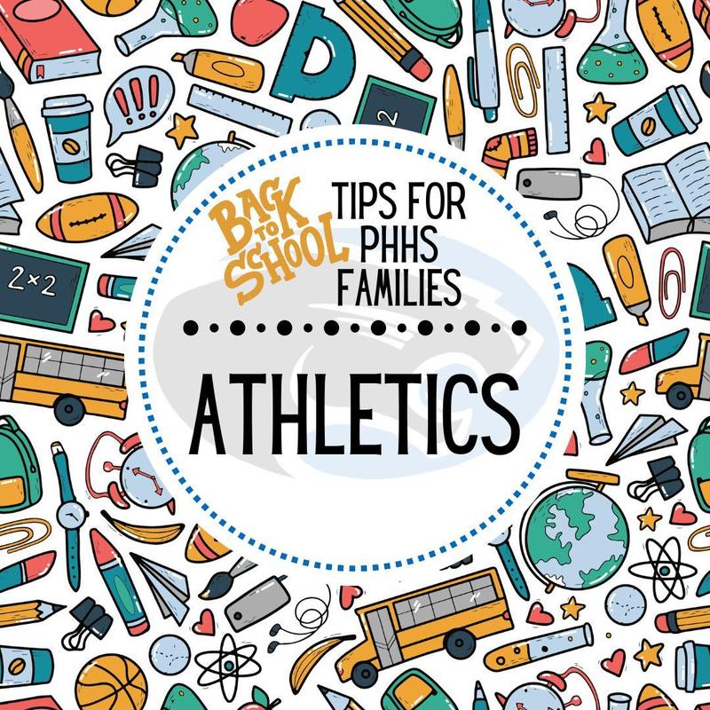 graphic that says "athletics"