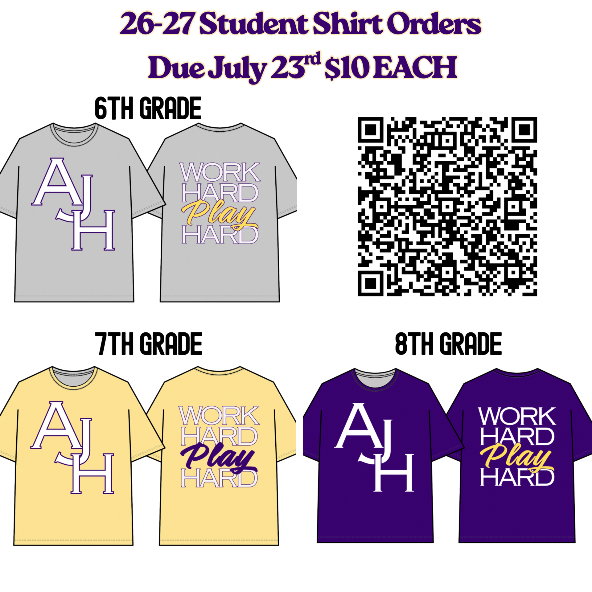 2026 AJHS Tshirts