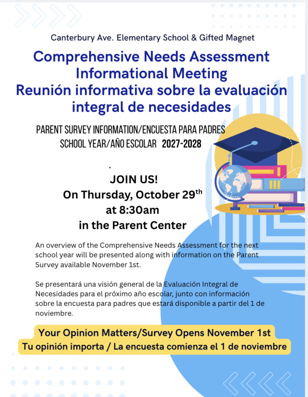 Comprehensive Needs Assessment Informational Meeting