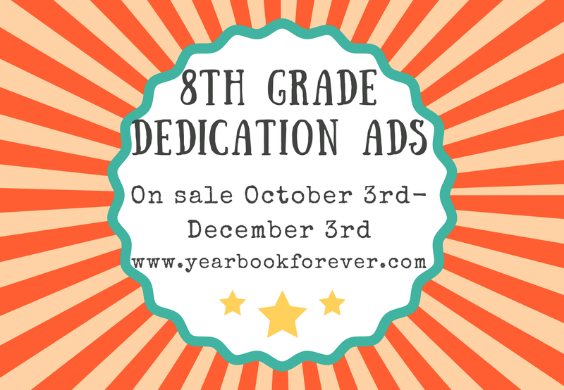 8th Grade Dedication Ads Thumbnail Image