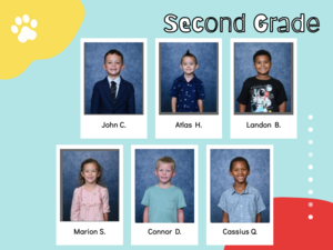 special award for 2nd grade students sportsmanship at Parkway