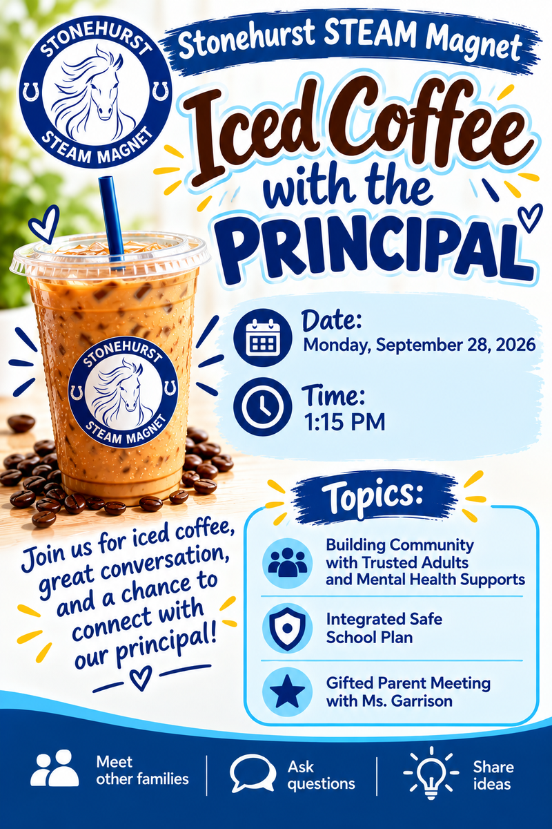 Iced Coffee with the Principal