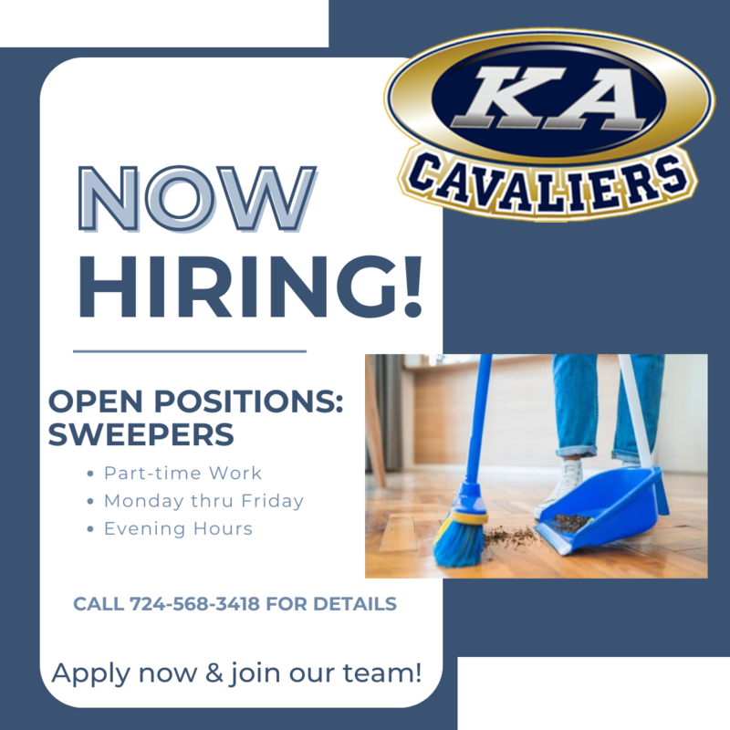 now hiring sweepers
