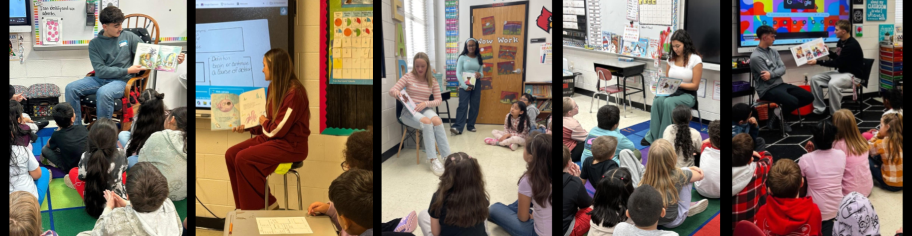 Shoutout to our amazing high school readers for helping MES students celebrate Black History Month by sharing powerful stories! Your leadership, kindness, and big hearts made the day truly special for MES students.