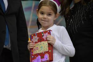 first graders at their siddur play.