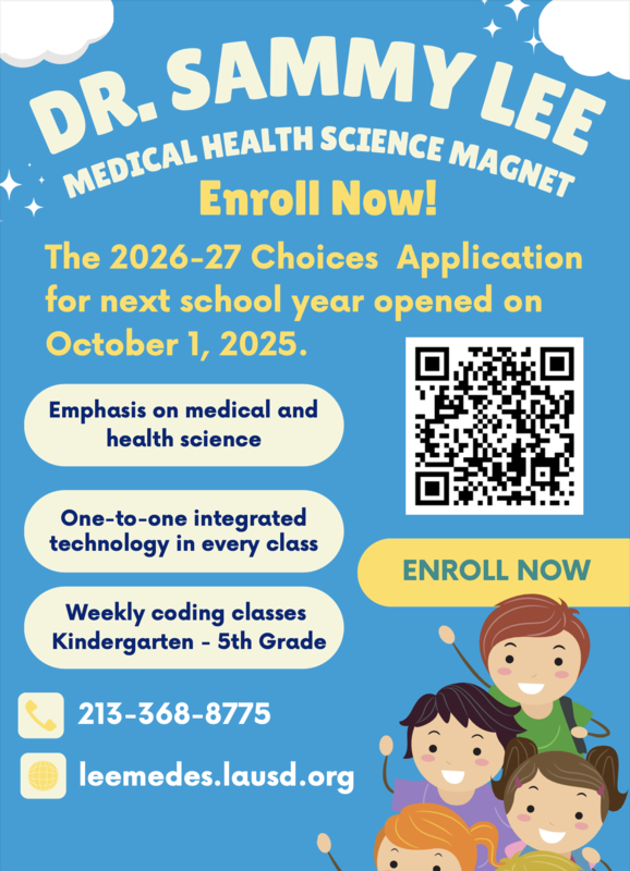 Apply to Dr. Sammy Lee for the 2026-2027 School Year Featured Photo
