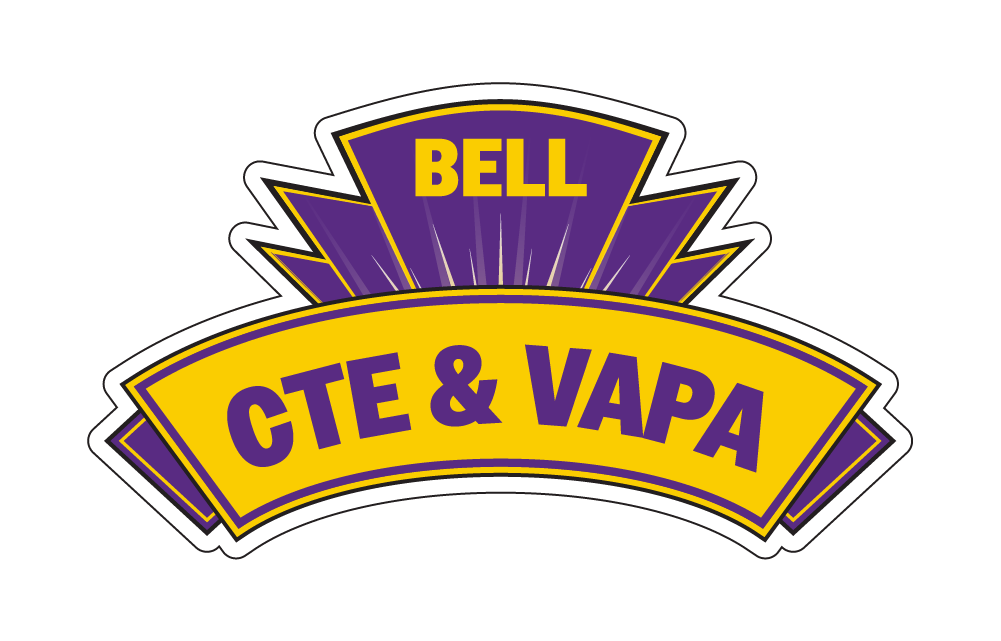 Logo that say BHS and a banner under that reads CTE & VAPA