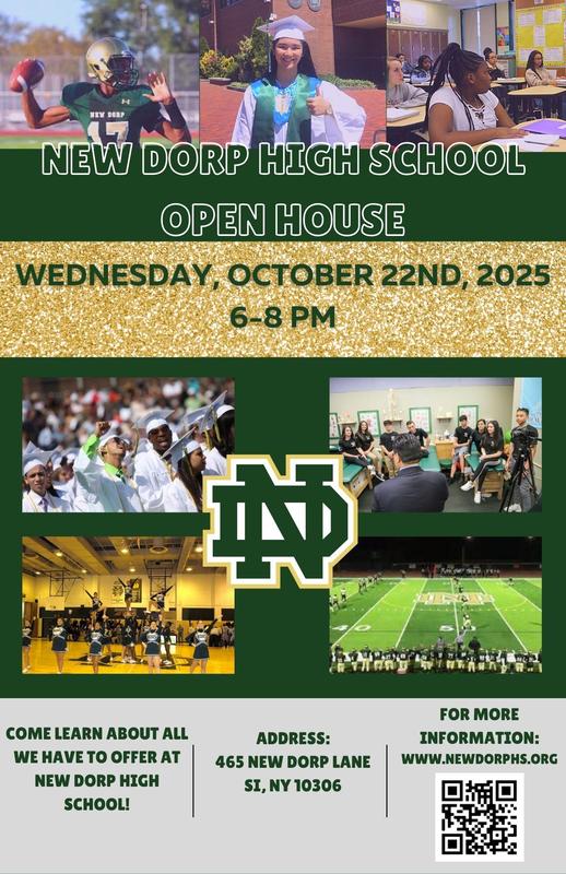New Dorp High School Open House Flyer