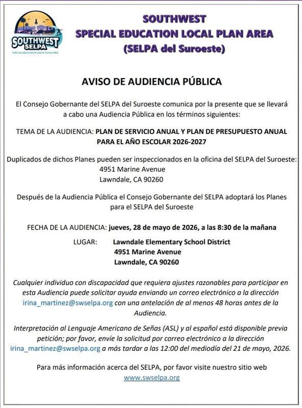 SELPA SPANISH