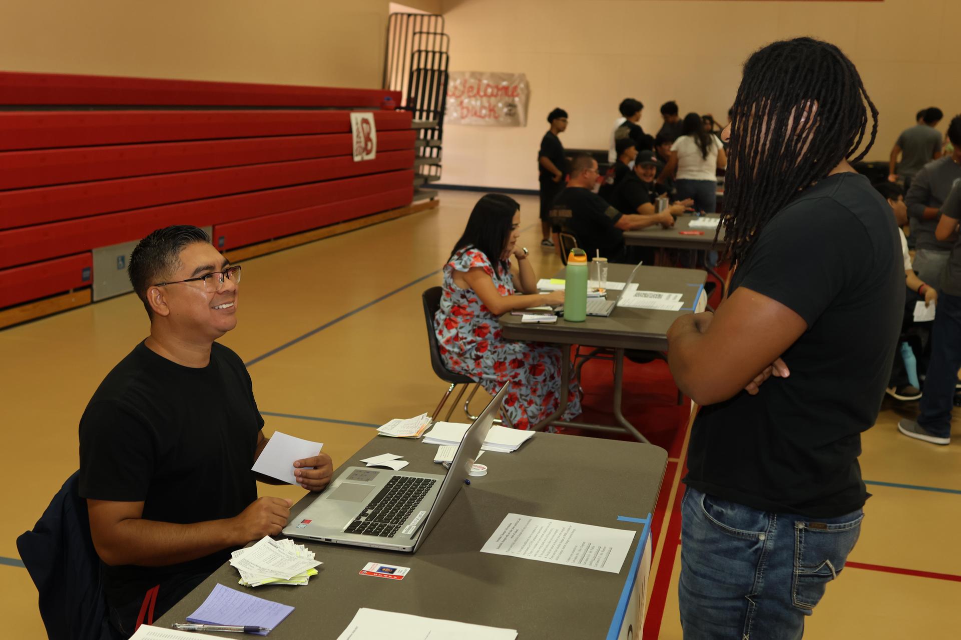Students and staff at Tribe Turnout 28