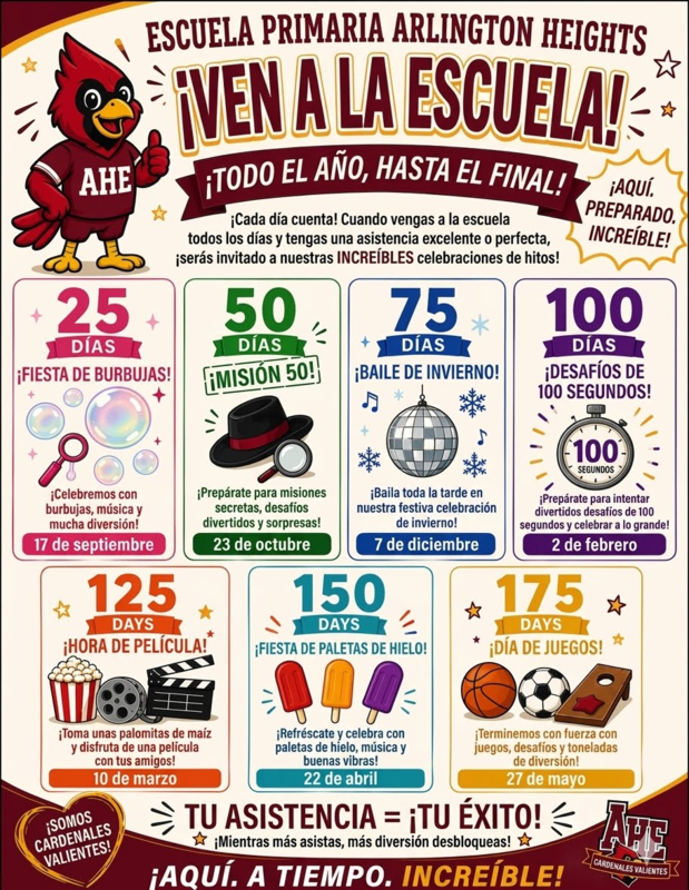 La asistencia es importante